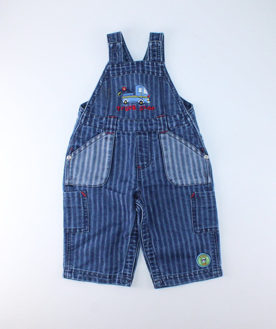 GEORGE DENIM TRUCK STOP OVERALLS 6M EUC