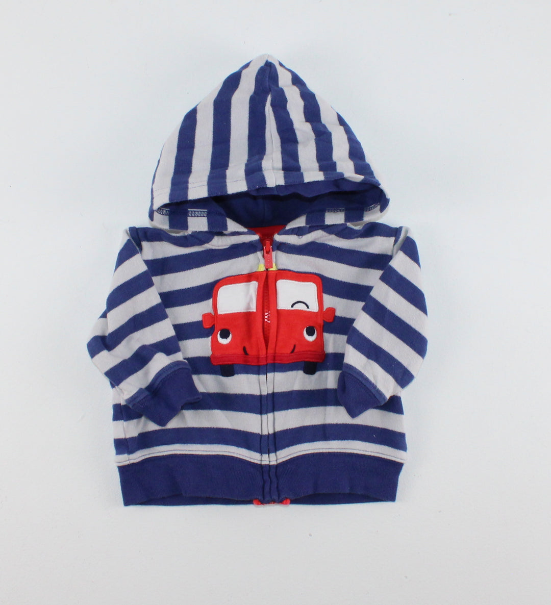 CARTERS CAR HOODED TOP 3M EUC