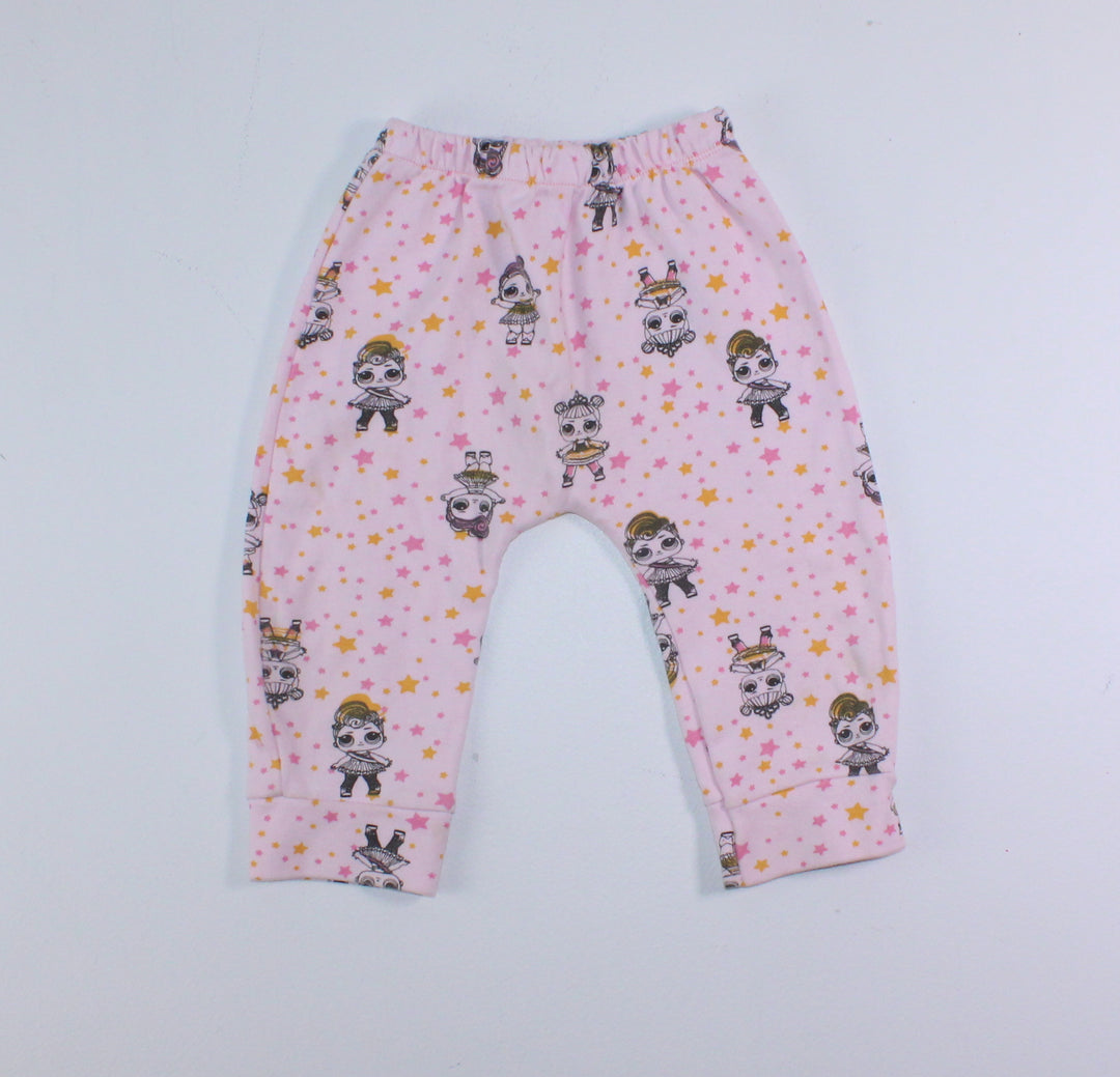 L.O.L PINK PANTS APPROX 12-18M EUC