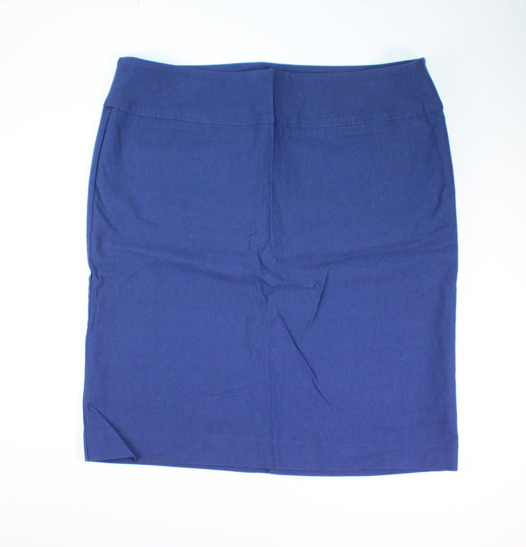 GEORGE NAVY STRETCH DRESSY SKIRT LADIES LARGE EUC