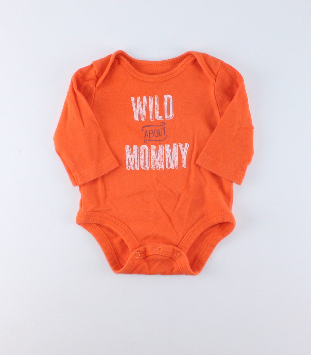 CARTERS WILD ABOUT MOMMY ONESIE 3M EUC