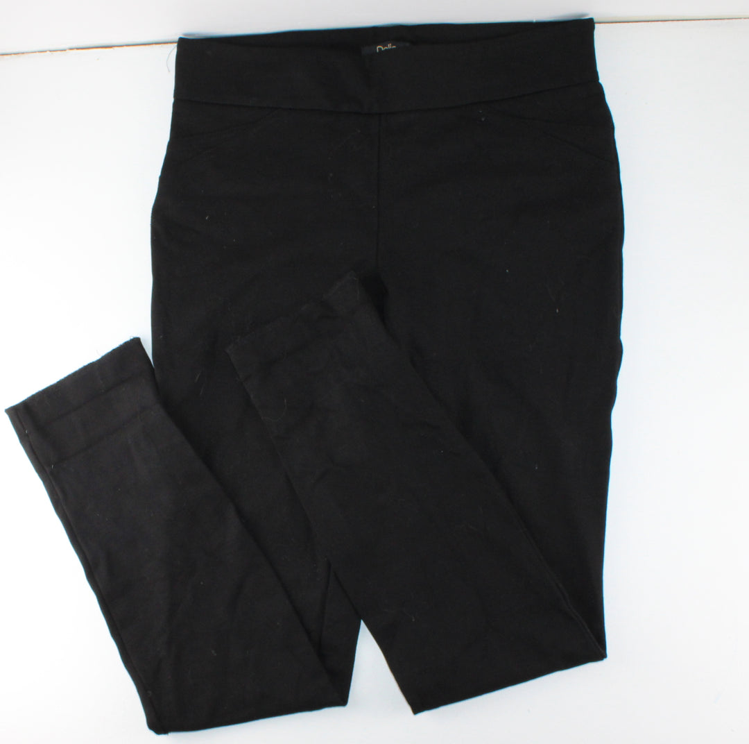 DALIA BLACK DRESS PANTS (NO HEM) LADIES SIZE 6 EUC