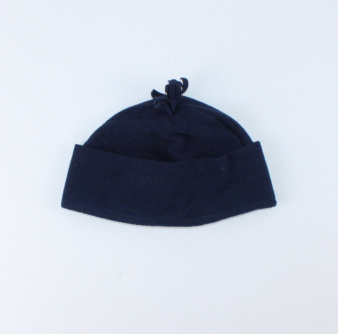 OSH KOSH NAVY HAT FLEECE 7-10Y EUC