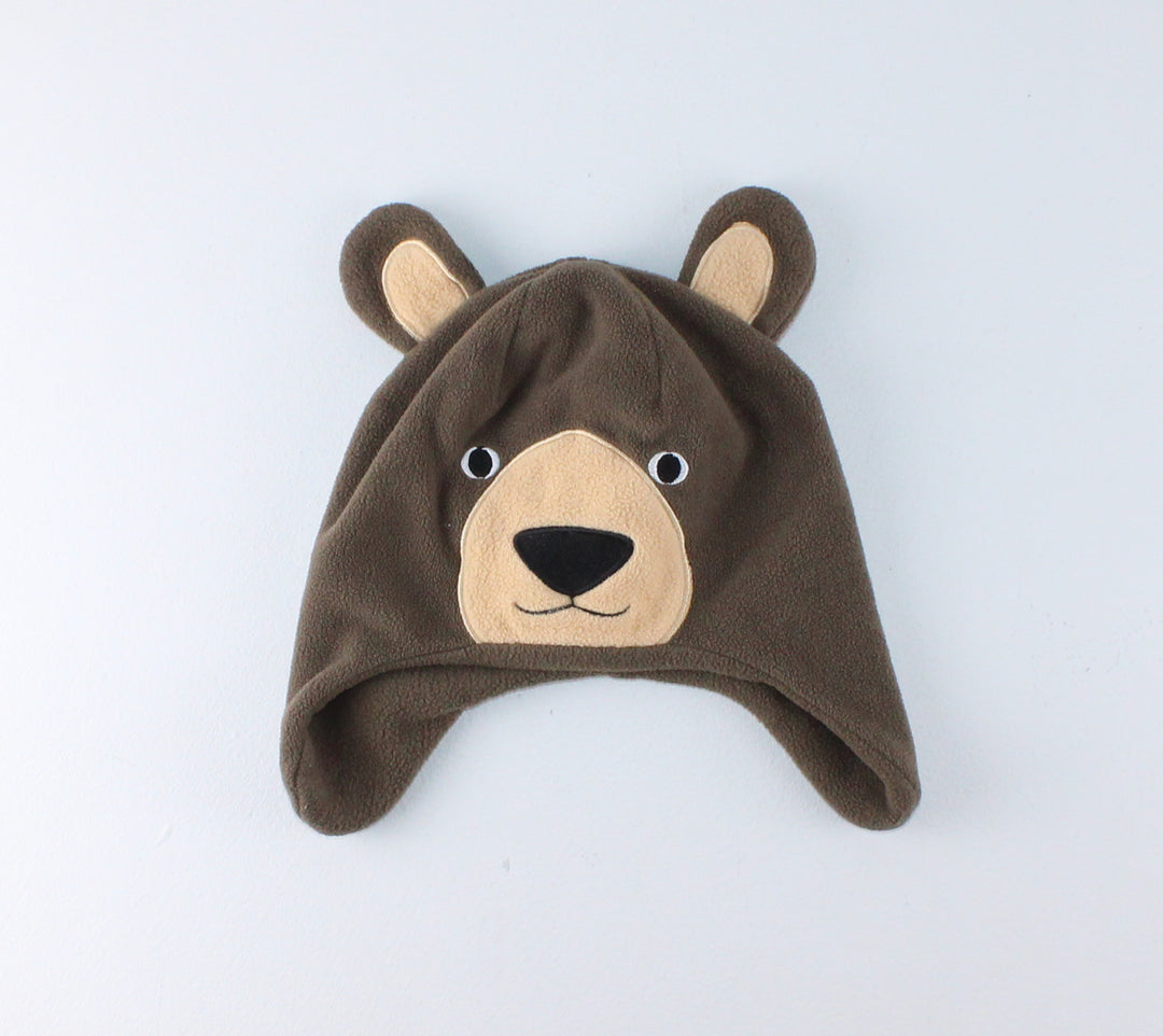 BEAR WINTER HAT APPROX 3-9M EUC