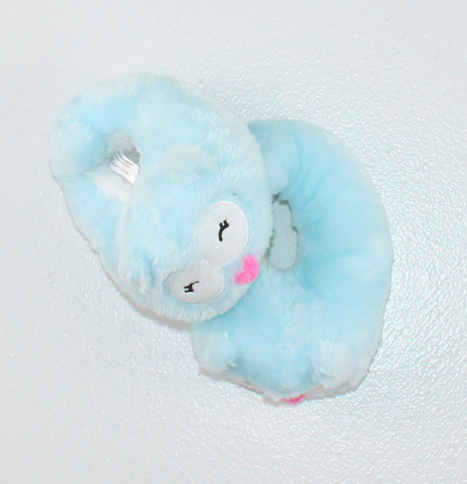 CARTERS BLUE OWL SLIPPERS 0-6M EUC