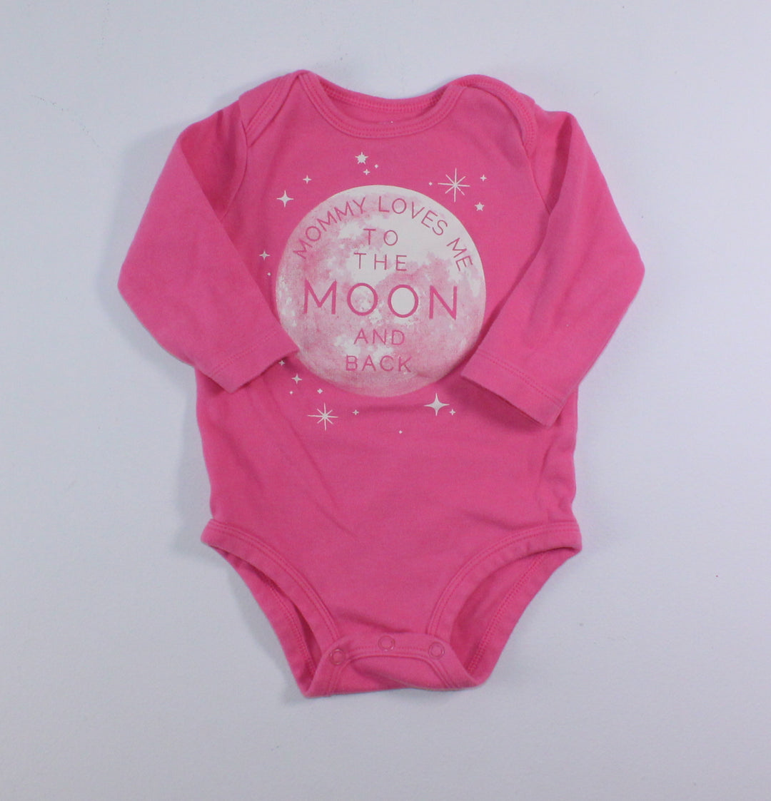 CARTERS MOMMY LOVES ME ONESIE 6M EUC