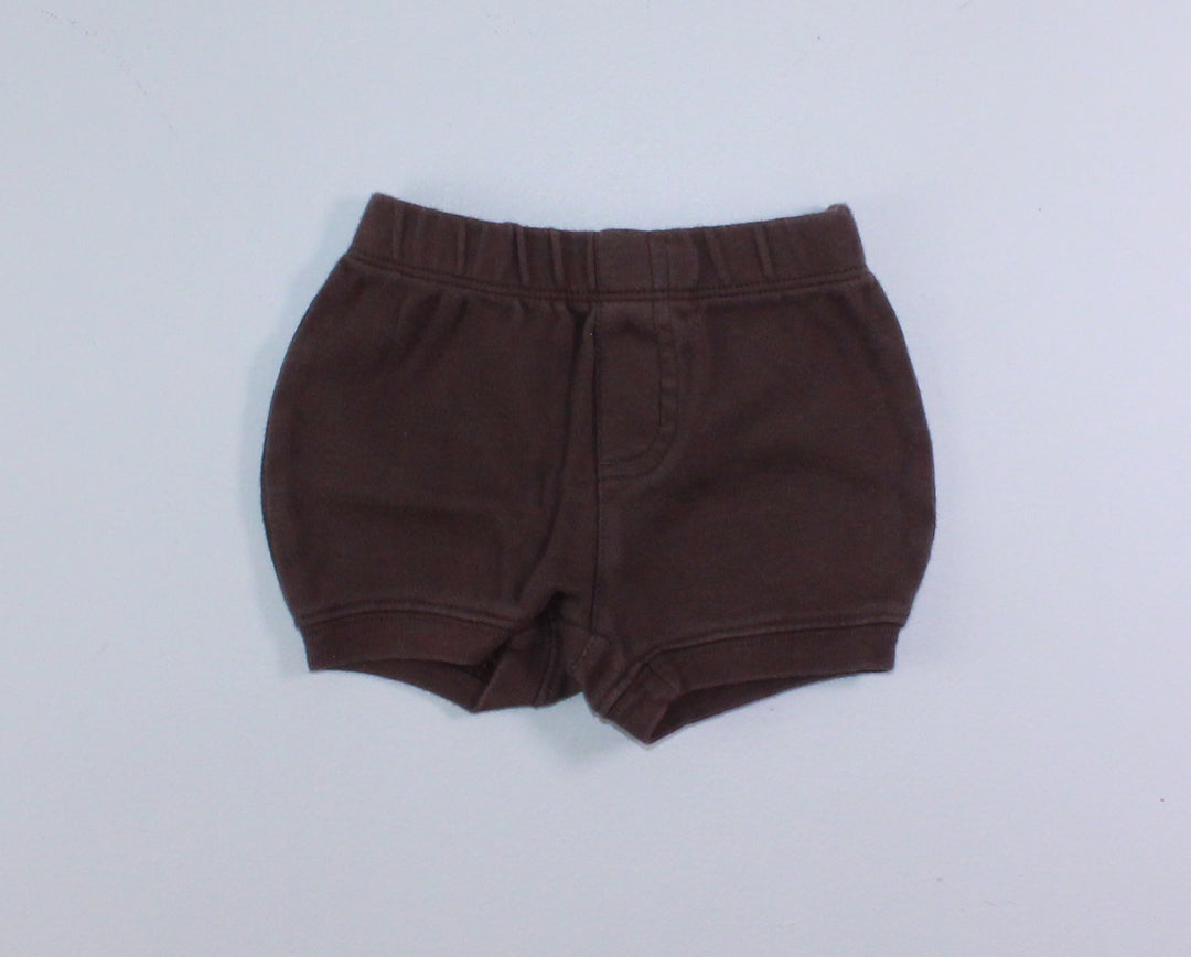 BROWN COTTON SHORTS 3M EUC