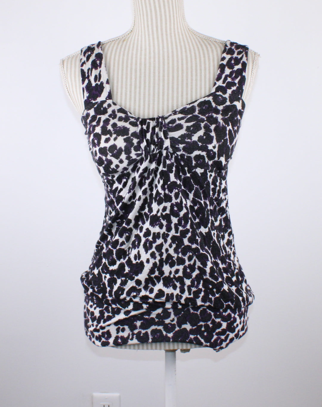 BIZZ GIRL ANIMAL PRINT TOP LADIES SMALL VGUC/GUC