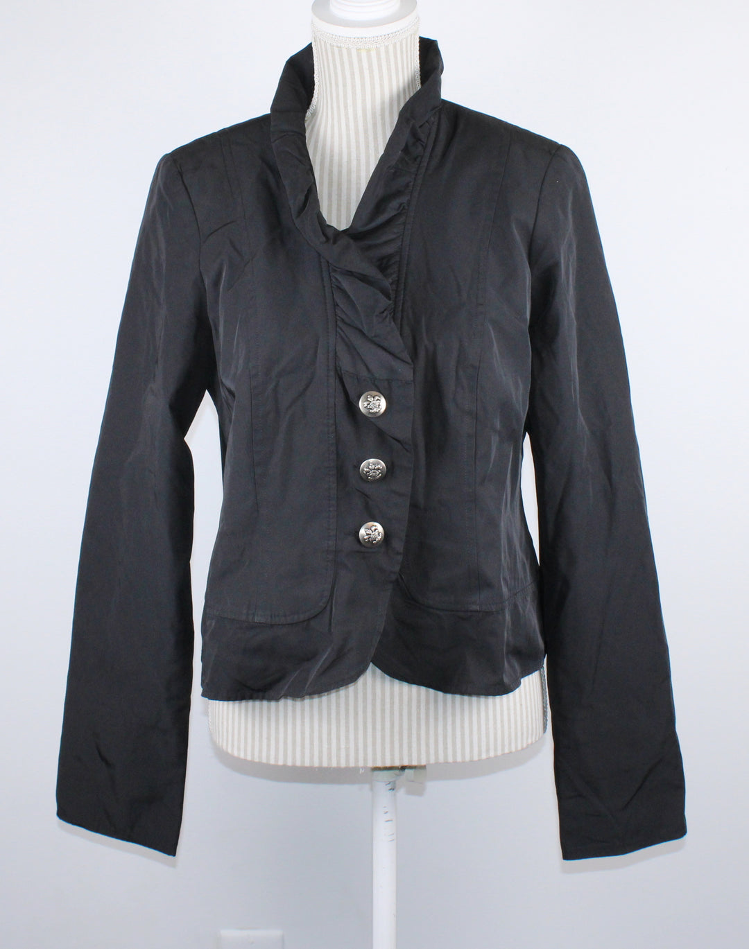 WINDSOR BLACK BLAZER LADIES SIZE 42 EUC