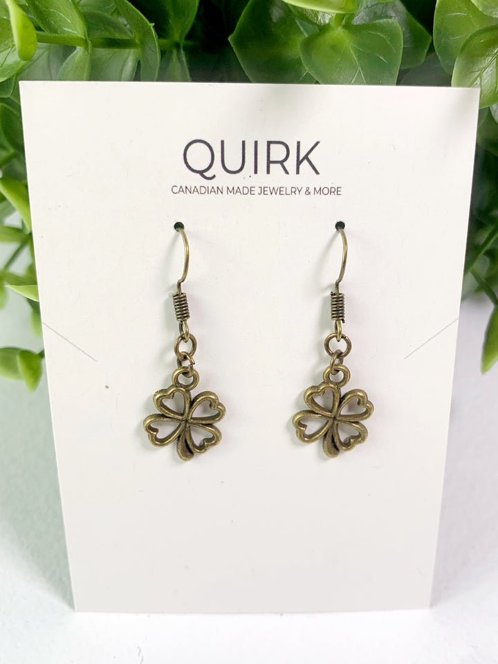 Quirk Handmade Jewelry, Stainless Steel Dangling Earrings