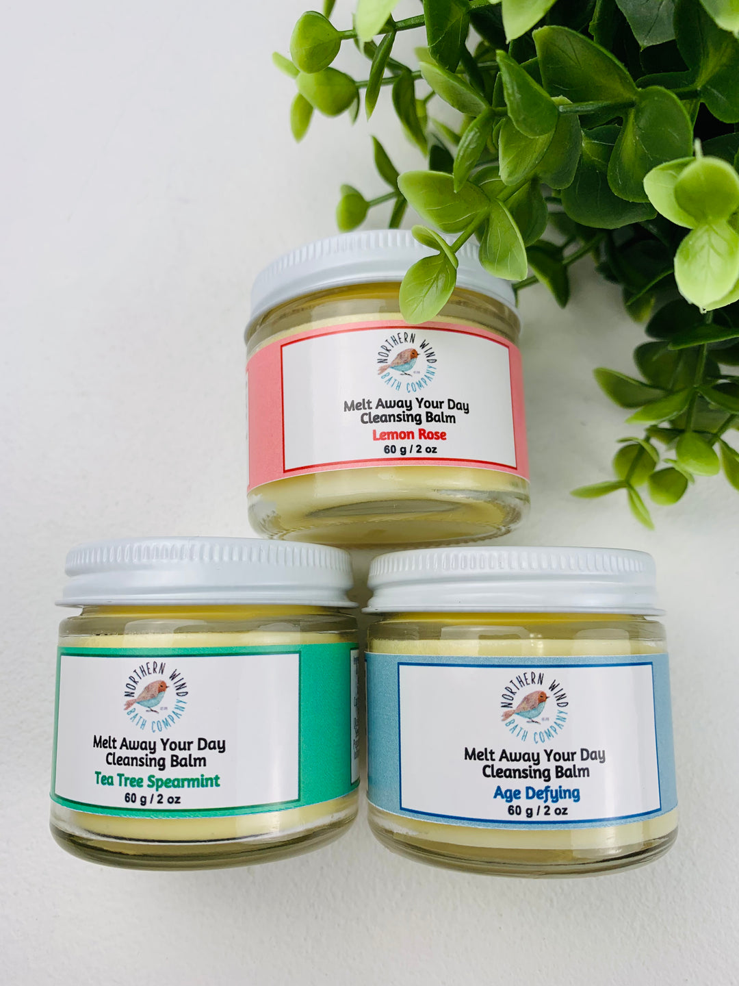 Northern Wind Bath Company, Melt Away Your Day Cleansing Balms