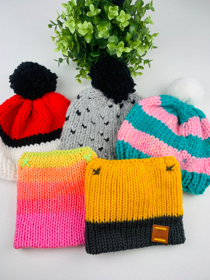 Knit Owl, Kids Knitted Hats