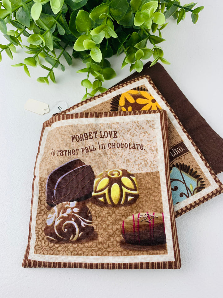 Choices, Fabric Coaster Sets of 4