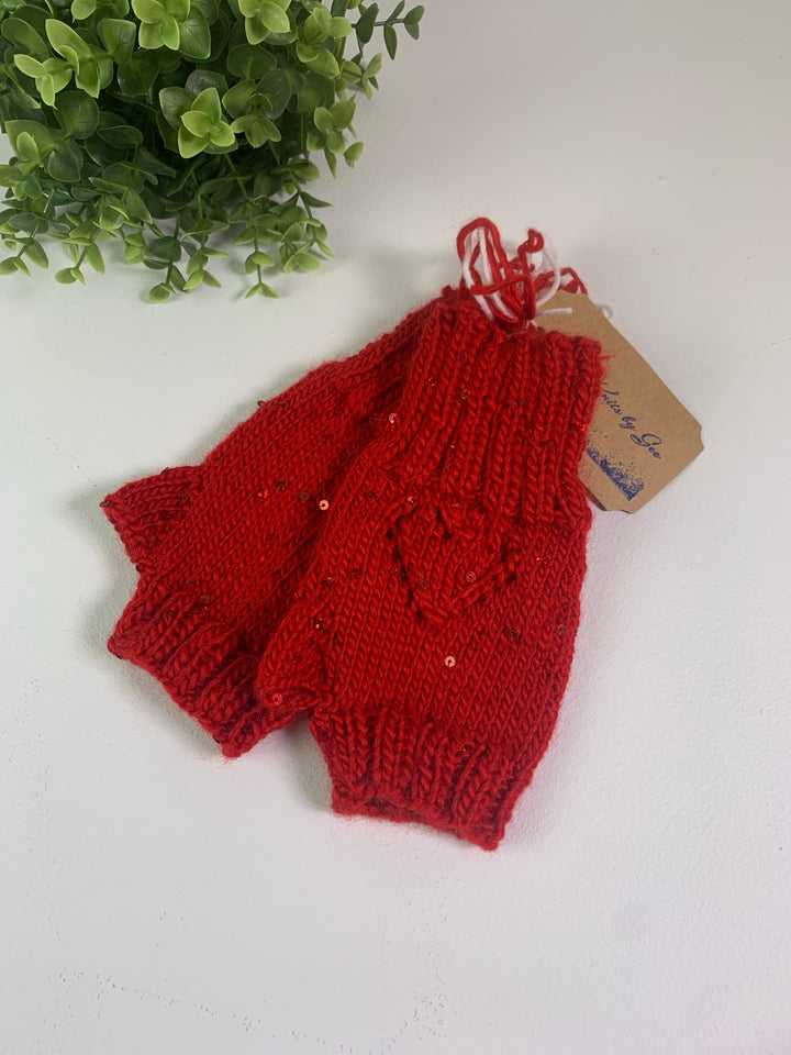Knits By Gee, Adult Knit Half Mitts