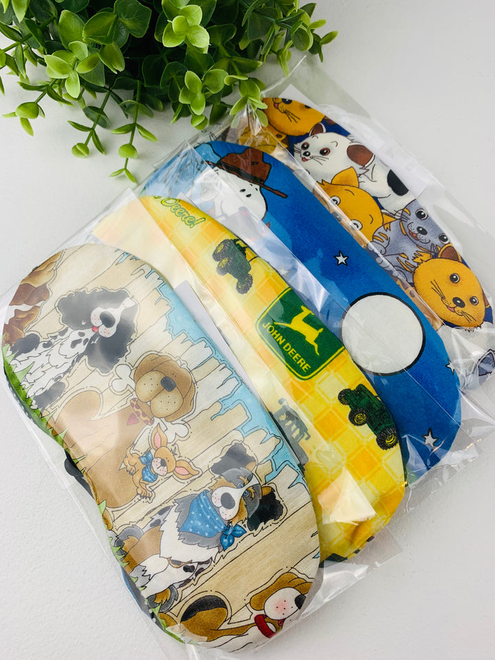 Choices, Hot/Cold Flax Seed Eye Masks with Removable Cover