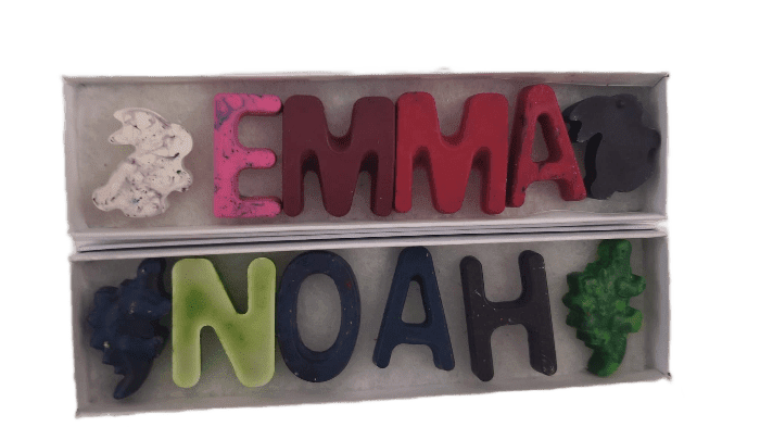 Noah's Creations, Personalized Crayon Sets