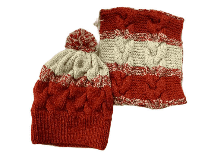 Woodsy Wooly, Hat and Neckwarmer Set